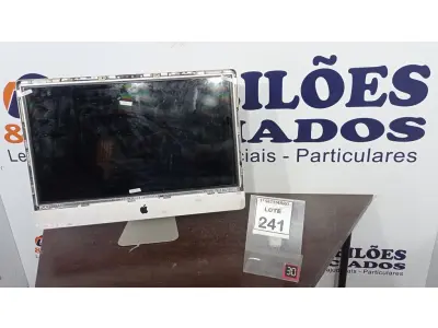 LOTE 241 - 01 IMAC I7 COM AVARIAS. (NO ESTADO) ATENÇÃO! FAZER A VISITAÇÃO ANTES DE ARREMATAR, NÃO SABEMOS SE FUNCIONA, LEILÃO NÃO TEM GARANTIA E NEM DEVOLUÇÃO, SUJEITO A POSSÍVEIS AVARIAS VISÍVEIS/OCULTAS E/OU AUSÊNCIA DE COMPONENTES