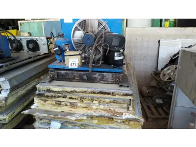 LOTE 471 - 01 CÂMARA FRIA COM PLACAS DE POLIURETANO COM 01 CONDENSADORA E 01EVAPORADORA. (NO ESTADO) ATENÇÃO! FAZER A VISITAÇÃO ANTES DE ARREMATAR, NÃO SABEMOS SE FUNCIONA, LEILÃO NÃO TEM GARANTIA E NEM DEVOLUÇÃO, SUJEITO A POSSÍVEIS AVARIAS VISÍVEIS/OCULTAS E/OU AUSÊNCIA DE COMPONENTES.
