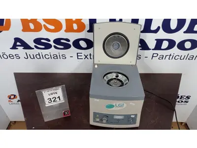 LOTE 321 - 01 CENTRIFUGA DE LABORATÓRIO MARCA LGI. (NO ESTADO) ATENÇÃO! FAZER A VISITAÇÃO ANTES DE ARREMATAR, NÃO SABEMOS SE FUNCIONA, LEILÃO NÃO TEM GARANTIA E NEM DEVOLUÇÃO, SUJEITO A POSSÍVEIS AVARIAS VISÍVEIS/OCULTAS E/OU AUSÊNCIA DE COMPONENTES.