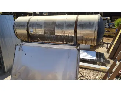 LOTE 475 - 01 BOILER AQUECEDOR SOLAR PARA ÁGUA. (NO ESTADO) ATENÇÃO! FAZER A VISITAÇÃO ANTES DE ARREMATAR, NÃO SABEMOS SE FUNCIONA, LEILÃO NÃO TEM GARANTIA E NEM DEVOLUÇÃO, SUJEITO A POSSÍVEIS AVARIAS VISÍVEIS/OCULTAS E/OU AUSÊNCIA DE COMPONENTES.