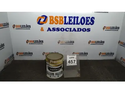 LOTE 457 - 01 LATA DE ESMALTE SINTÉTICO PREMIERLUX DE 3,6L NA COR CINZA MÉDIO MARCA PREMIER. (NO ESTADO) ATENÇÃO! FAZER A VISITAÇÃO ANTES DE ARREMATAR, NÃO SABEMOS SE FUNCIONA, LEILÃO NÃO TEM GARANTIA E NEM DEVOLUÇÃO, SUJEITO A POSSÍVEIS AVARIAS VISÍVEIS/OCULTAS E/OU AUSÊNCIA DE COMPONENTES.