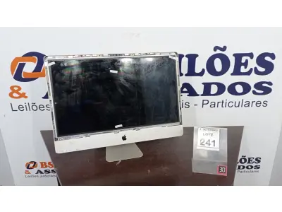 LOTE 241 - 01 IMAC I7 COM AVARIAS. (NO ESTADO) ATENÇÃO! FAZER A VISITAÇÃO ANTES DE ARREMATAR, NÃO SABEMOS SE FUNCIONA, LEILÃO NÃO TEM GARANTIA E NEM DEVOLUÇÃO, SUJEITO A POSSÍVEIS AVARIAS VISÍVEIS/OCULTAS E/OU AUSÊNCIA DE COMPONENTES