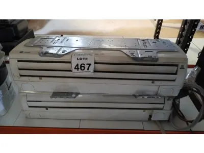 LOTE 467 - 02 EVAPORADORAS 14.600BTUS MARCA TRANE. (NO ESTADO) ATENÇÃO! FAZER A VISITAÇÃO ANTES DE ARREMATAR, NÃO SABEMOS SE FUNCIONA, LEILÃO NÃO TEM GARANTIA E NEM DEVOLUÇÃO, SUJEITO A POSSÍVEIS AVARIAS VISÍVEIS/OCULTAS E/OU AUSÊNCIA DE COMPONENTES.