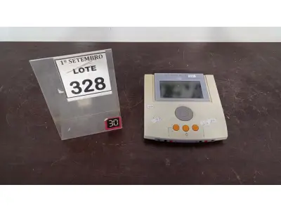 LOTE 328 - 01 EQUIPAMENTO DE ELETROESTIMULAÇÃO. (NO ESTADO) ATENÇÃO! FAZER A VISITAÇÃO ANTES DE ARREMATAR, NÃO SABEMOS SE FUNCIONA, LEILÃO NÃO TEM GARANTIA E NEM DEVOLUÇÃO, SUJEITO A POSSÍVEIS AVARIAS VISÍVEIS/OCULTAS E/OU AUSÊNCIA DE COMPONENTES.
