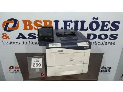 LOTE 269 - 01 IMPRESSORA MULTIFUNCIONAL COM TELA DIGITAL MODELO C400 MARCA XEROX. (NO ESTADO) ATENÇÃO! FAZER A VISITAÇÃO ANTES DE ARREMATAR, NÃO SABEMOS SE FUNCIONA, LEILÃO NÃO TEM GARANTIA E NEM DEVOLUÇÃO, SUJEITO A POSSÍVEIS AVARIAS VISÍVEIS/OCULTAS E/OU AUSÊNCIA DE COMPONENTES.