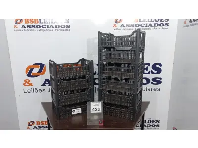 LOTE 423 - 10 CESTAS ORGANIZADORA. (NO ESTADO) ATENÇÃO! FAZER A VISITAÇÃO ANTES DE ARREMATAR, NÃO SABEMOS SE FUNCIONA, LEILÃO NÃO TEM GARANTIA E NEM DEVOLUÇÃO, SUJEITO A POSSÍVEIS AVARIAS VISÍVEIS/OCULTAS E/OU AUSÊNCIA DE COMPONENTES.