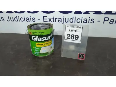 LOTE 289 - 01 LATA DE ACRÍLICO FOSCO 3,6L NA COR FOSCO EQUILÍBRIO MARCA GLASURIT. (NO ESTADO) ATENÇÃO! FAZER A VISITAÇÃO ANTES DE ARREMATAR, NÃO SABEMOS SE FUNCIONA, LEILÃO NÃO TEM GARANTIA E NEM DEVOLUÇÃO, SUJEITO A POSSÍVEIS AVARIAS VISÍVEIS/OCULTAS E/OU AUSÊNCIA DE COMPONENTES.