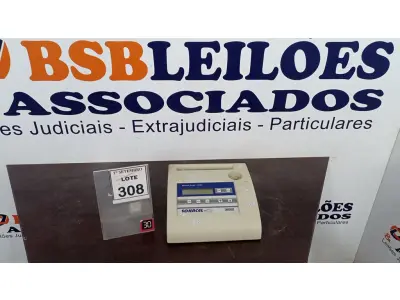 LOTE 308 - 01 APARELHO DE TERAPIA ULTRASSOM. (NO ESTADO) ATENÇÃO! FAZER A VISITAÇÃO ANTES DE ARREMATAR, NÃO SABEMOS SE FUNCIONA, LEILÃO NÃO TEM GARANTIA E NEM DEVOLUÇÃO, SUJEITO A POSSÍVEIS AVARIAS VISÍVEIS/OCULTAS E/OU AUSÊNCIA DE COMPONENTES.