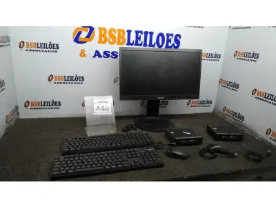 LOTE 448 - 01 MONITOR MARCA DATEN, 02 TECLADOS, 02 MOUSES E 02 MINI PC INIT. (NO ESTADO) ATENÇÃO! FAZER A VISITAÇÃO ANTES DE ARREMATAR, NÃO SABEMOS SE FUNCIONA, LEILÃO NÃO TEM GARANTIA E NEM DEVOLUÇÃO, SUJEITO A POSSÍVEIS AVARIAS VISÍVEIS/OCULTAS E/OU AUSÊNCIA DE COMPONENTES.