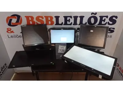 LOTE 135 - 01 LOTE COM VÁRIOS MONITORES MARCAS E MODELOS DIVERSOS. (NO ESTADO) ATENÇÃO! FAZER A VISITAÇÃO ANTES DE ARREMATAR, NÃO SABEMOS SE FUNCIONA, LEILÃO NÃO TEM GARANTIA E NEM DEVOLUÇÃO, SUJEITO A POSSÍVEIS AVARIAS VISÍVEIS/OCULTAS E/OU AUSÊNCIA DE COMPONENTES.
