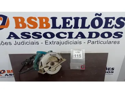 LOTE 115 - 01 SERRA CIRCULAR MAKITA 5007N. (NO ESTADO) ATENÇÃO! FAZER A VISITAÇÃO ANTES DE ARREMATAR, NÃO SABEMOS SE FUNCIONA, LEILÃO NÃO TEM GARANTIA E NEM DEVOLUÇÃO, SUJEITO A POSSÍVEIS AVARIAS VISÍVEIS/OCULTAS E/OU AUSÊNCIA DE COMPONENTES.