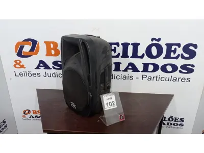 LOTE 102 - 01 CAIXA DE SOM PZPROPASSIVE PX-12. (NO ESTADO) ATENÇÃO! FAZER A VISITAÇÃO ANTES DE ARREMATAR, NÃO SABEMOS SE FUNCIONA. LEILÃO NÃO TEM GARANTIA E NEM DEVOLUÇÃO, SUJEITO A POSSÍVEIS AVARIAS VISÍVEIS/OCULTAS E/OU AUSÊNCIA DE COMPONENTES.
