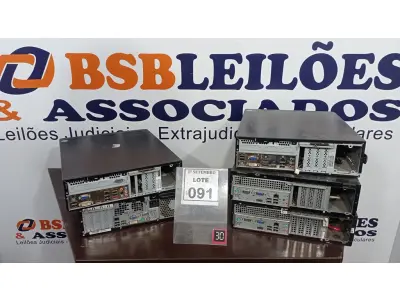 LOTE 091 - 05 CPU’S MARCAS E MODELOS DIVERSOS. (NO ESTADO) ATENÇÃO! FAZER A VISITAÇÃO ANTES DE ARREMATAR, NÃO SABEMOS SE FUNCIONA, LEILÃO NÃO TEM GARANTIA E NEM DEVOLUÇÃO, SUJEITO A POSSÍVEIS AVARIAS VISÍVEIS/OCULTAS E/OU AUSÊNCIA DE COMPONENTES.