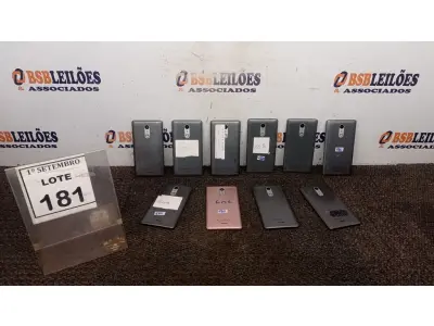 LOTE 181 - 10 CELULARES MARCA POSITIVO. (NO ESTADO) ATENÇÃO! FAZER A VISITAÇÃO ANTES DE ARREMATAR, NÃO SABEMOS SE FUNCIONA, LEILÃO NÃO TEM GARANTIA E NEM DEVOLUÇÃO, SUJEITO A POSSÍVEIS AVARIAS VISÍVEIS/OCULTAS E/OU AUSÊNCIA DE COMPONENTES