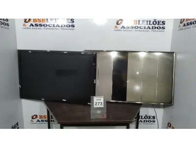 LOTE 273 - 01 TV LCD 42’’ MARCA LG E 01 TV LCD 46’’ MARCA LG COM AVARIAS. (NO ESTADO) ATENÇÃO! FAZER A VISITAÇÃO ANTES DE ARREMATAR, NÃO SABEMOS SE FUNCIONA, LEILÃO NÃO TEM GARANTIA E NEM DEVOLUÇÃO, SUJEITO A POSSÍVEIS AVARIAS VISÍVEIS/OCULTAS E/OU AUSÊNCIA DE COMPONENTES.