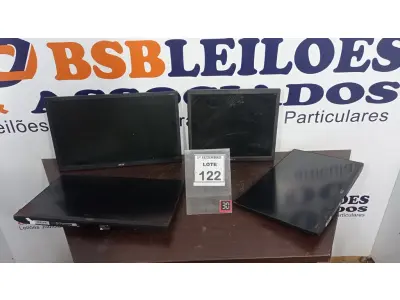LOTE 122 - 01 LOTE COM VÁRIOS MONITORES DE MARCAS E MODELOS DIVERSOS. (NO ESTADO) ATENÇÃO! FAZER A VISITAÇÃO ANTES DE ARREMATAR, NÃO SABEMOS SE FUNCIONA, LEILÃO NÃO TEM GARANTIA E NEM DEVOLUÇÃO, SUJEITO A POSSÍVEIS AVARIAS VISÍVEIS/OCULTAS E/OU AUSÊNCIA DE COMPONENTES.