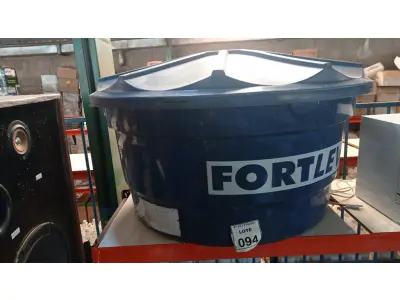 LOTE 094 - 01 CAIXA D’AGUA FORTELEV 500L. (NO ESTADO) ATENÇÃO! FAZER A VISITAÇÃO ANTES DE ARREMATAR, NÃO SABEMOS SE FUNCIONA, LEILÃO NÃO TEM GARANTIA E NEM DEVOLUÇÃO, SUJEITO A POSSÍVEIS AVARIAS VISÍVEIS/OCULTAS E/OU AUSÊNCIA DE COMPONENTES