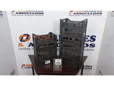 LOTE 423 - 10 CESTAS ORGANIZADORA. (NO ESTADO) ATENÇÃO! FAZER A VISITAÇÃO ANTES DE ARREMATAR, NÃO SABEMOS SE FUNCIONA, LEILÃO NÃO TEM GARANTIA E NEM DEVOLUÇÃO, SUJEITO A POSSÍVEIS AVARIAS VISÍVEIS/OCULTAS E/OU AUSÊNCIA DE COMPONENTES.