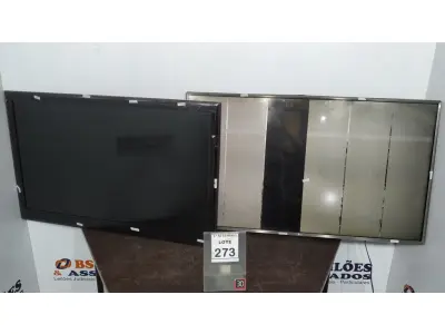 LOTE 273 - 01 TV LCD 42’’ MARCA LG E 01 TV LCD 46’’ MARCA LG COM AVARIAS. (NO ESTADO) ATENÇÃO! FAZER A VISITAÇÃO ANTES DE ARREMATAR, NÃO SABEMOS SE FUNCIONA, LEILÃO NÃO TEM GARANTIA E NEM DEVOLUÇÃO, SUJEITO A POSSÍVEIS AVARIAS VISÍVEIS/OCULTAS E/OU AUSÊNCIA DE COMPONENTES.