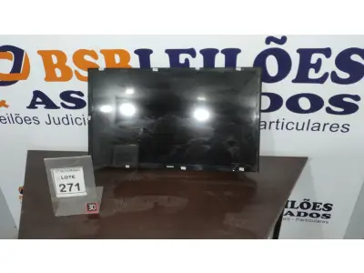 LOTE 271 - 01 TV LCD 32’’ MARCA SAMSUNG. (NO ESTADO) ATENÇÃO! FAZER A VISITAÇÃO ANTES DE ARREMATAR, NÃO SABEMOS SE FUNCIONA, LEILÃO NÃO TEM GARANTIA E NEM DEVOLUÇÃO, SUJEITO A POSSÍVEIS AVARIAS VISÍVEIS/OCULTAS E/OU AUSÊNCIA DE COMPONENTES.