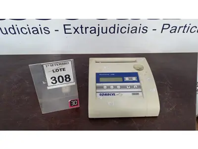 LOTE 308 - 01 APARELHO DE TERAPIA ULTRASSOM. (NO ESTADO) ATENÇÃO! FAZER A VISITAÇÃO ANTES DE ARREMATAR, NÃO SABEMOS SE FUNCIONA, LEILÃO NÃO TEM GARANTIA E NEM DEVOLUÇÃO, SUJEITO A POSSÍVEIS AVARIAS VISÍVEIS/OCULTAS E/OU AUSÊNCIA DE COMPONENTES.