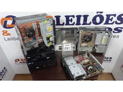 LOTE 091 - 05 CPU’S MARCAS E MODELOS DIVERSOS. (NO ESTADO) ATENÇÃO! FAZER A VISITAÇÃO ANTES DE ARREMATAR, NÃO SABEMOS SE FUNCIONA, LEILÃO NÃO TEM GARANTIA E NEM DEVOLUÇÃO, SUJEITO A POSSÍVEIS AVARIAS VISÍVEIS/OCULTAS E/OU AUSÊNCIA DE COMPONENTES.