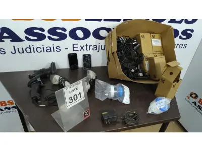 LOTE 301 - 06 FILTROS PARA RESPIRADOR DE TANQUE DE ÁGUA, 03 CELULARES MODELOS ANTIGOS MARCAS DIVERSAS E VÁRIOS LEITORES DE CÓDIGOS DE BARRA. (NO ESTADO) ATENÇÃO! FAZER A VISITAÇÃO ANTES DE ARREMATAR, NÃO SABEMOS SE FUNCIONA, LEILÃO NÃO TEM GARANTIA E NEM DEVOLUÇÃO, SUJEITO A POSSÍVEIS AVARIAS VISÍVEIS/OCULTAS E/OU AUSÊNCIA DE COMPONENTES.