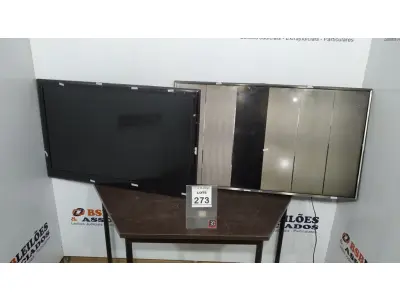 LOTE 273 - 01 TV LCD 42’’ MARCA LG E 01 TV LCD 46’’ MARCA LG COM AVARIAS. (NO ESTADO) ATENÇÃO! FAZER A VISITAÇÃO ANTES DE ARREMATAR, NÃO SABEMOS SE FUNCIONA, LEILÃO NÃO TEM GARANTIA E NEM DEVOLUÇÃO, SUJEITO A POSSÍVEIS AVARIAS VISÍVEIS/OCULTAS E/OU AUSÊNCIA DE COMPONENTES.