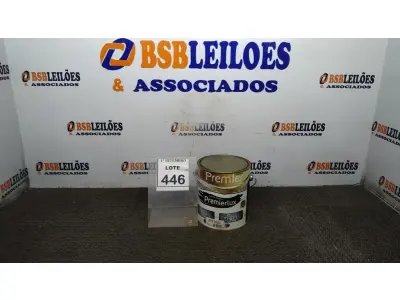 LOTE 446 - 01 LATA DE ESMALTE SINTÉTICO PREMIERLUX DE 3,6L NA COR CINZA MÉDIO MARCA PREMIER. (NO ESTADO) ATENÇÃO! FAZER A VISITAÇÃO ANTES DE ARREMATAR, NÃO SABEMOS SE FUNCIONA, LEILÃO NÃO TEM GARANTIA E NEM DEVOLUÇÃO, SUJEITO A POSSÍVEIS AVARIAS VISÍVEIS/OCULTAS E/OU AUSÊNCIA DE COMPONENTES.
