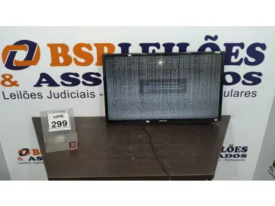 LOTE 299 - 01 TV LCD 32’’ MARCA SAMSUNG. (NO ESTADO) ATENÇÃO! FAZER A VISITAÇÃO ANTES DE ARREMATAR, NÃO SABEMOS SE FUNCIONA, LEILÃO NÃO TEM GARANTIA E NEM DEVOLUÇÃO, SUJEITO A POSSÍVEIS AVARIAS VISÍVEIS/OCULTAS E/OU AUSÊNCIA DE COMPONENTES.