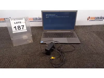 LOTE 187 - 01 NOTEBOOK COM FONTE MARCA COMPAQ. (NO ESTADO) ATENÇÃO! FAZER A VISITAÇÃO ANTES DE ARREMATAR, NÃO SABEMOS SE FUNCIONA, LEILÃO NÃO TEM GARANTIA E NEM DEVOLUÇÃO, SUJEITO A POSSÍVEIS AVARIAS VISÍVEIS/OCULTAS E/OU AUSÊNCIA DE COMPONENTES