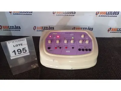 LOTE 195 - 01 APARELHO DE ALTA FREQUÊNCIA BELLE FACE MARCA ELETROBEL. (NO ESTADO) ATENÇÃO! FAZER A VISITAÇÃO ANTES DE ARREMATAR, NÃO SABEMOS SE FUNCIONA, LEILÃO NÃO TEM GARANTIA E NEM DEVOLUÇÃO, SUJEITO A POSSÍVEIS AVARIAS VISÍVEIS/OCULTAS E/OU AUSÊNCIA DE COMPONENTES