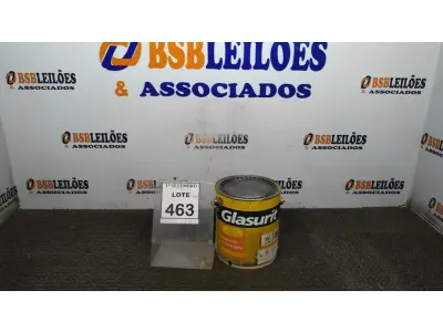 LOTE 463 - 01 LATA DE TINTA ACRÍLICA 3,6L NA COR FOSCO CAMURÇA MARCA GLASURIT. (NO ESTADO) ATENÇÃO! FAZER A VISITAÇÃO ANTES DE ARREMATAR, NÃO SABEMOS SE FUNCIONA, LEILÃO NÃO TEM GARANTIA E NEM DEVOLUÇÃO, SUJEITO A POSSÍVEIS AVARIAS VISÍVEIS/OCULTAS E/OU AUSÊNCIA DE COMPONENTES.