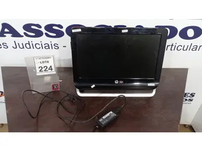 LOTE 224 - 01 ALL IN ONE MARCA HP. (NO ESTADO) ATENÇÃO! FAZER A VISITAÇÃO ANTES DE ARREMATAR, NÃO SABEMOS SE FUNCIONA, LEILÃO NÃO TEM GARANTIA E NEM DEVOLUÇÃO, SUJEITO A POSSÍVEIS AVARIAS VISÍVEIS/OCULTAS E/OU AUSÊNCIA DE COMPONENTES