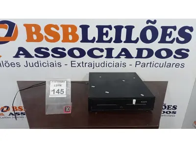 LOTE 145 - 01 GAVETA DE DINHEIRO. (NO ESTADO) ATENÇÃO! FAZER A VISITAÇÃO ANTES DE ARREMATAR, NÃO SABEMOS SE FUNCIONA, LEILÃO NÃO TEM GARANTIA E NEM DEVOLUÇÃO, SUJEITO A POSSÍVEIS AVARIAS VISÍVEIS/OCULTAS E/OU AUSÊNCIA DE COMPONENTES.