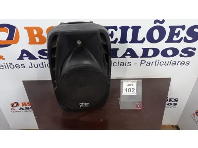 LOTE 102 - 01 CAIXA DE SOM PZPROPASSIVE PX-12. (NO ESTADO) ATENÇÃO! FAZER A VISITAÇÃO ANTES DE ARREMATAR, NÃO SABEMOS SE FUNCIONA. LEILÃO NÃO TEM GARANTIA E NEM DEVOLUÇÃO, SUJEITO A POSSÍVEIS AVARIAS VISÍVEIS/OCULTAS E/OU AUSÊNCIA DE COMPONENTES.