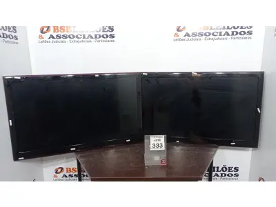 LOTE 333 - 01 TV LCD 42’’ MARCA LG. (NO ESTADO) ATENÇÃO! FAZER A VISITAÇÃO ANTES DE ARREMATAR, NÃO SABEMOS SE FUNCIONA, LEILÃO NÃO TEM GARANTIA E NEM DEVOLUÇÃO, SUJEITO A POSSÍVEIS AVARIAS VISÍVEIS/OCULTAS E/OU AUSÊNCIA DE COMPONENTES.
