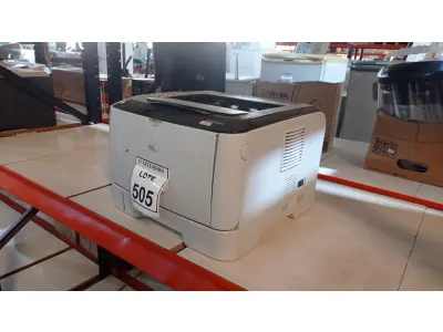 LOTE 505 - 01 IMPRESSORA MARCA RICOH MODELO AFICIO SP 3510DN A. (NO ESTADO) ATENÇÃO! FAZER A VISITAÇÃO ANTES DE ARREMATAR, NÃO SABEMOS SE FUNCIONA, LEILÃO NÃO TEM GARANTIA E NEM DEVOLUÇÃO, SUJEITO A POSSÍVEIS AVARIAS VISÍVEIS/OCULTAS E/OU AUSÊNCIA DE COMPONENTES.