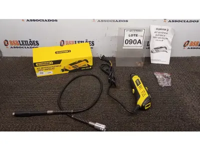 LOTE 090 - 01 KIT RETIFICA ELÉTRICA 220V 44 PEÇAS. (NO ESTADO) ATENÇÃO! FAZER A VISITAÇÃO ANTES DE ARREMATAR, NÃO SABEMOS SE FUNCIONA, LEILÃO NÃO TEM GARANTIA E NEM DEVOLUÇÃO, SUJEITO A POSSÍVEIS AVARIAS VISÍVEIS/OCULTAS E/OU AUSÊNCIA DE COMPONENTES.