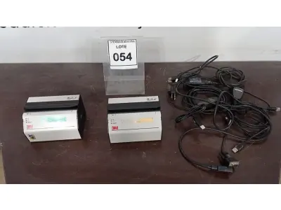 LOTE 054 - 02 SCANNERS 3M. (NO ESTADO EM QUE SE ENCONTRA. SUJEITO A AVARIAS OCULTAS/VISÍVEIS.)