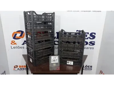 LOTE 387 - 10 CESTAS ORGANIZADORAS. (NO ESTADO) ATENÇÃO! FAZER A VISITAÇÃO ANTES DE ARREMATAR, NÃO SABEMOS SE FUNCIONA, LEILÃO NÃO TEM GARANTIA E NEM DEVOLUÇÃO, SUJEITO A POSSÍVEIS AVARIAS VISÍVEIS/OCULTAS E/OU AUSÊNCIA DE COMPONENTES.