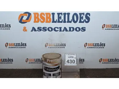 LOTE 430 - 01 LATA DE ESMALTE SINTÉTICO PREMIERLUX DE 3,6L NA COR CINZA MÉDIO MARCA PREMIER. (NO ESTADO) ATENÇÃO! FAZER A VISITAÇÃO ANTES DE ARREMATAR, NÃO SABEMOS SE FUNCIONA, LEILÃO NÃO TEM GARANTIA E NEM DEVOLUÇÃO, SUJEITO A POSSÍVEIS AVARIAS VISÍVEIS/OCULTAS E/OU AUSÊNCIA DE COMPONENTES.
