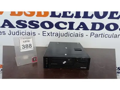 LOTE 388 - 01 CPU MARCA POSITIVO COM 8GB MEMORIA COM SSD E HD. (NO ESTADO) ATENÇÃO! FAZER A VISITAÇÃO ANTES DE ARREMATAR, NÃO SABEMOS SE FUNCIONA, LEILÃO NÃO TEM GARANTIA E NEM DEVOLUÇÃO, SUJEITO A POSSÍVEIS AVARIAS VISÍVEIS/OCULTAS E/OU AUSÊNCIA DE COMPONENTES.