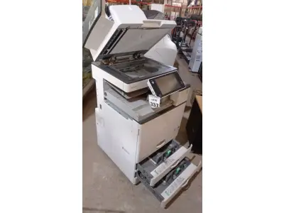 LOTE 337 - 01 COPIADORA MULTIFUNCIONAL MARCA RICOH MODELO MP C5503. (NO ESTADO) ATENÇÃO! FAZER A VISITAÇÃO ANTES DE ARREMATAR, NÃO SABEMOS SE FUNCIONA, LEILÃO NÃO TEM GARANTIA E NEM DEVOLUÇÃO, SUJEITO A POSSÍVEIS AVARIAS VISÍVEIS/OCULTAS E/OU AUSÊNCIA DE COMPONENTES.