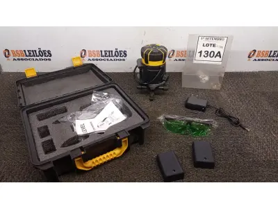 LOTE 130 - 01 NIVEL A LASER COM 2 BATERIAS MALETA ÓCULOS DE PROTEÇÃO. (NO ESTADO) ATENÇÃO! FAZER A VISITAÇÃO ANTES DE ARREMATAR, NÃO SABEMOS SE FUNCIONA, LEILÃO NÃO TEM GARANTIA E NEM DEVOLUÇÃO, SUJEITO A POSSÍVEIS AVARIAS VISÍVEIS/OCULTAS E/OU AUSÊNCIA DE COMPONENTES.