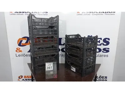 LOTE 397 - 10 CESTAS ORGANIZADORAS. (NO ESTADO) ATENÇÃO! FAZER A VISITAÇÃO ANTES DE ARREMATAR, NÃO SABEMOS SE FUNCIONA, LEILÃO NÃO TEM GARANTIA E NEM DEVOLUÇÃO, SUJEITO A POSSÍVEIS AVARIAS VISÍVEIS/OCULTAS E/OU AUSÊNCIA DE COMPONENTES.