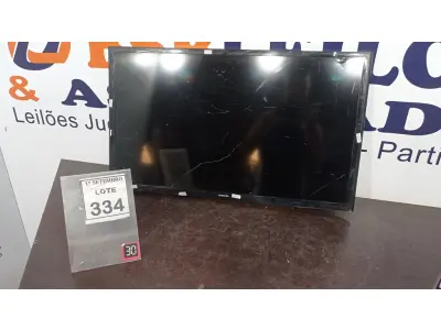 LOTE 334 - 01 TV LCD 32’’ MARCA SAMSUNG. (NO ESTADO) ATENÇÃO! FAZER A VISITAÇÃO ANTES DE ARREMATAR, NÃO SABEMOS SE FUNCIONA, LEILÃO NÃO TEM GARANTIA E NEM DEVOLUÇÃO, SUJEITO A POSSÍVEIS AVARIAS VISÍVEIS/OCULTAS E/OU AUSÊNCIA DE COMPONENTES.