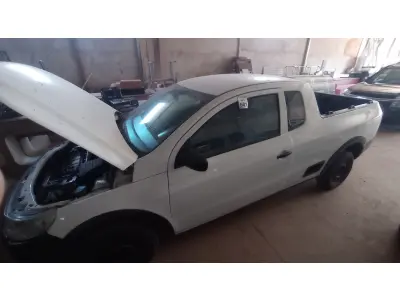 LOTE 501 - 01 VW SAVEIRO 1.6 CE FLEX, COR BRANCA ANO 2010. (NO ESTADO) ATENÇÃO! FAZER A VISITAÇÃO ANTES DE ARREMATAR, NÃO SABEMOS SE FUNCIONA, LEILÃO NÃO TEM GARANTIA E NEM DEVOLUÇÃO, SUJEITO A POSSÍVEIS AVARIAS VISÍVEIS/OCULTAS E/OU AUSÊNCIA DE COMPONENTES.