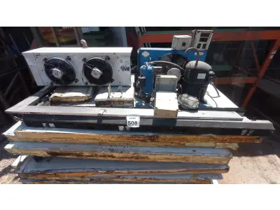 LOTE 508 - 01 CÂMARA FRIA COM PLACAS DE POLIURETANO, 01 EVAPORADORA E 01 CONDENSADORA. (NO ESTADO) ATENÇÃO! FAZER A VISITAÇÃO ANTES DE ARREMATAR, NÃO SABEMOS SE FUNCIONA. LEILÃO NÃO TEM GARANTIA E NEM DEVOLUÇÃO, SUJEITO A POSSÍVEIS AVARIAS VISÍVEIS/OCULTAS E/OU AUSÊNCIA DE COMPONENTES.