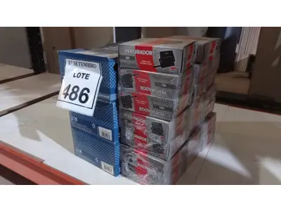 LOTE 486 - 20 CAIXAS DE PERFURADORES DE PAPEL E 06 CAIXAS DE TINTA PARA CARIMBO. (NO ESTADO) ATENÇÃO! FAZER A VISITAÇÃO ANTES DE ARREMATAR, NÃO SABEMOS SE FUNCIONA, LEILÃO NÃO TEM GARANTIA E NEM DEVOLUÇÃO, SUJEITO A POSSÍVEIS AVARIAS VISÍVEIS/OCULTAS E/OU AUSÊNCIA DE COMPONENTES.